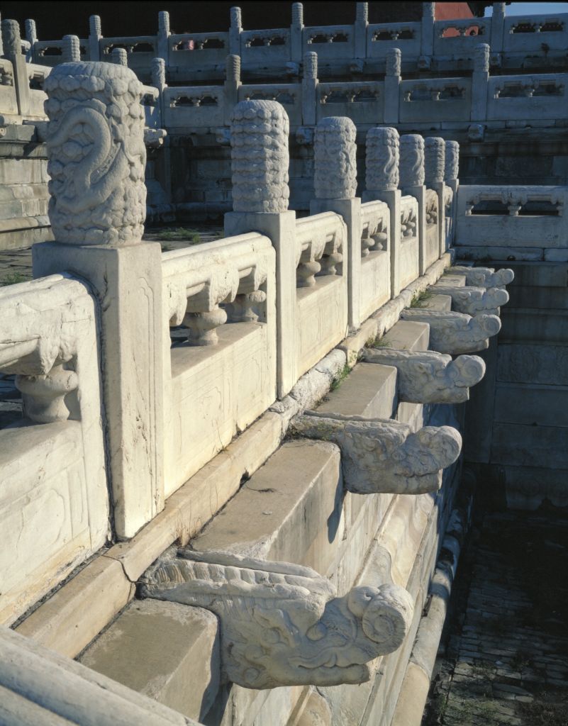 三台栏板与望柱